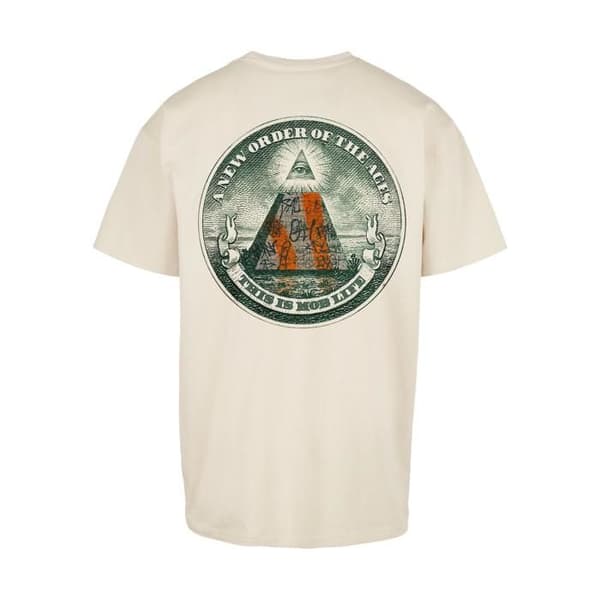 T-shirt oversize Mister Tee New Order - benvit Äggskal M