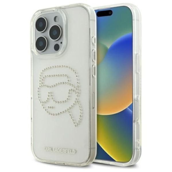 Coque Karl Lagerfeld IML Strass Karl Head för iPhone 16 Pro Max (transparent) transparent