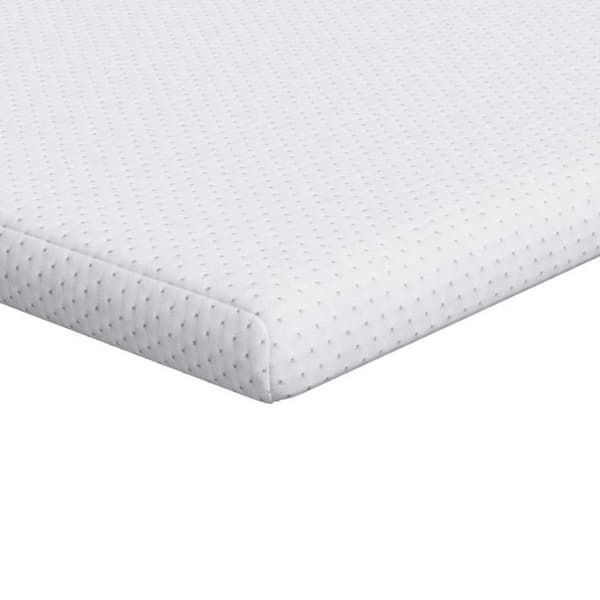 Madrasskydd - VIDAXL - 200 x 200 x 6 cm - Jacquardtyg - Polyester skum - Vit
