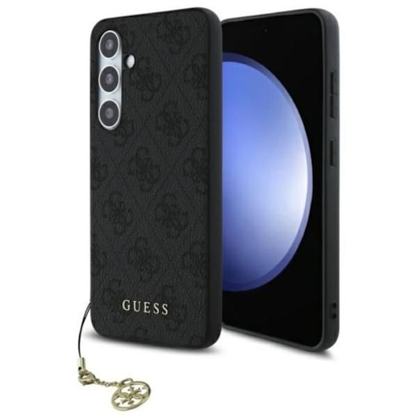 Coque Guess 4G Charms Collection för Samsung Galaxy S24 FE (grå)