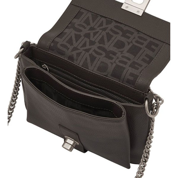 Axelväska - LIEBESKIND BERLIN - Dia 2 Edith Crossbody S - Läder av nötkreatur - Brun - Kompakt kastanj