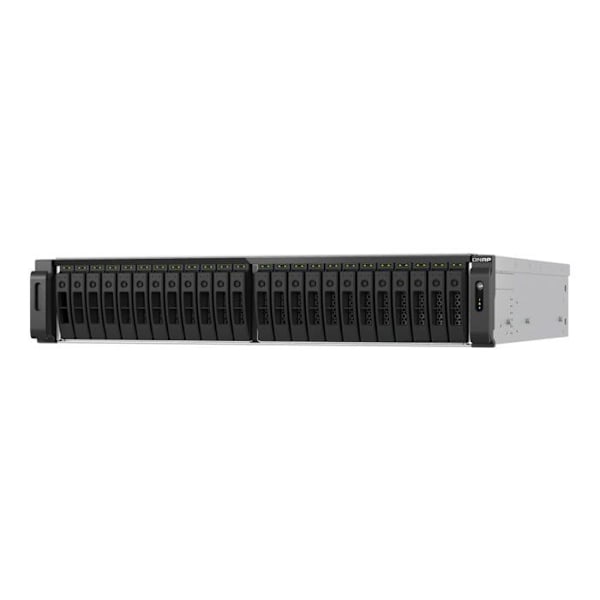 QNAP TS-H3077AFU-R5 - server Svart, Metallisk