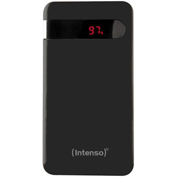 Extra batteri - INTENSO - PD10000 - Litium-polymer - 10000 mAh - Svart svart