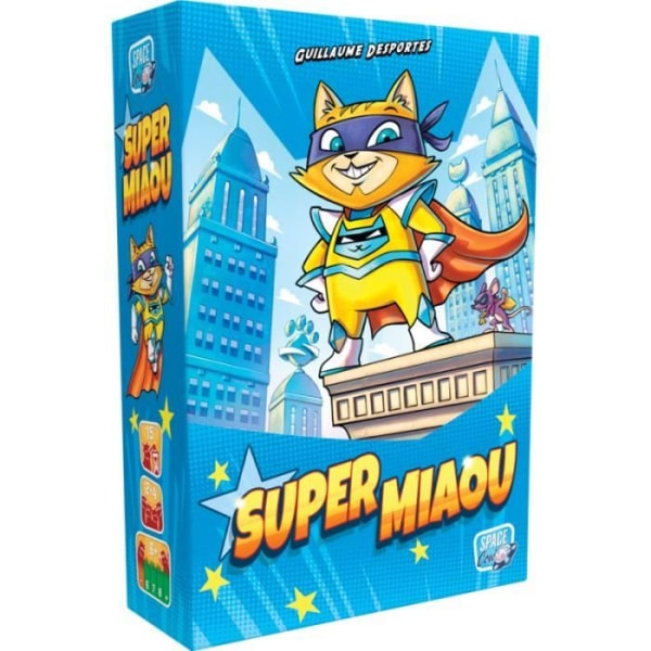 Super Miaou-kortspel - Asmodee - Introduktion till däckbyggnad - Från 6 år