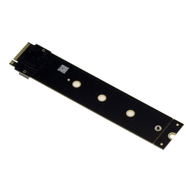 SSD-adapter MacBook - KALEA-INFORMATIQUE - 12+16 stift till M.2 M Key - MacBook 2013+ - Platt - 2 års garanti