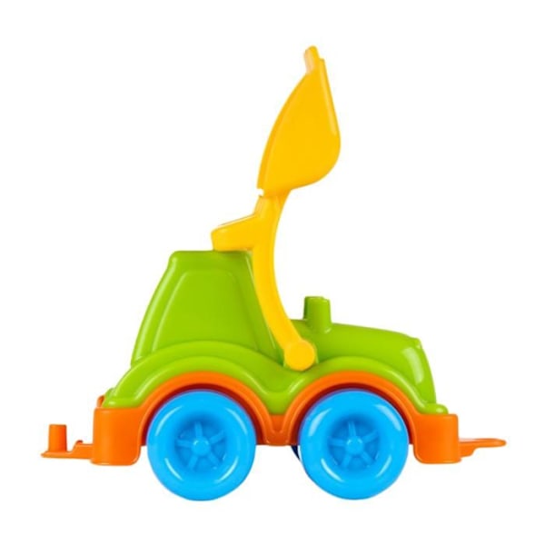 Mini traktor - 5200 - Gul - Funktionell skopa - Klara färger - För barn från 3 år Ljusa färger