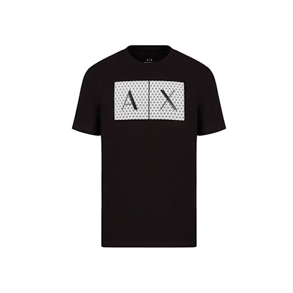 T-shirt herr - Armani Exchange - 166091 - 100% bomull - rund hals - kortärmad Svart XS