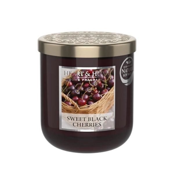 Jar Candle - Hjärta och Hem - Körsbär - Sojavax - 110 g - Hemdoft