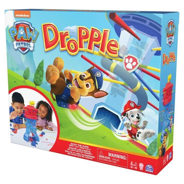 SPIN MASTER GAME DROPPLE Paw Patrol
