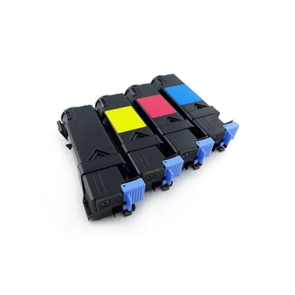 Green2Print Toner Toner set 4 kassetter 10000 sidor ersätter Dell 593-10258 DT615 593-10259 KU051 593-10260 PN124 593-10261