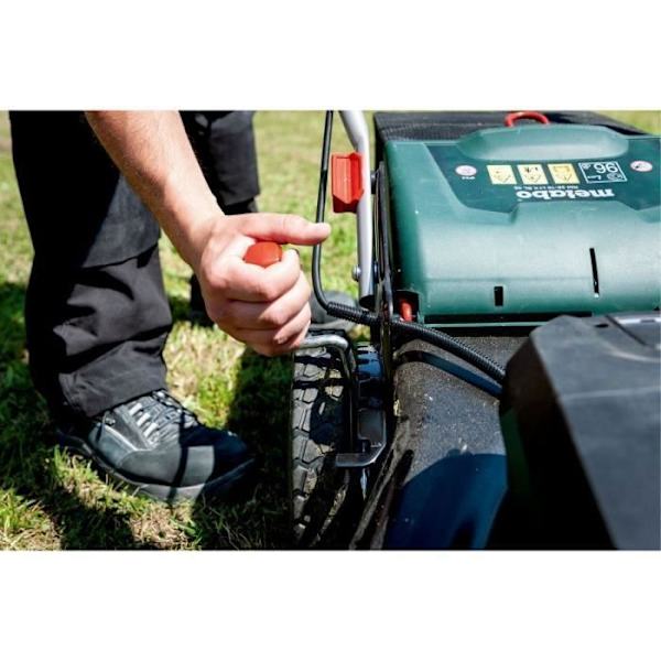 Sladdlös gräsklippare - METABO - RM 36-18 LTX BL 46 - 18 V - Kartong Grön
