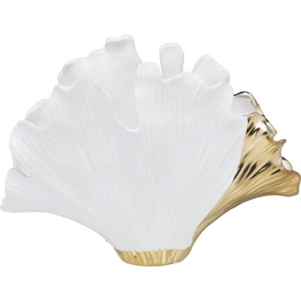 Vas - KARE - Ginkgo blad - Lackat stengods - Modern