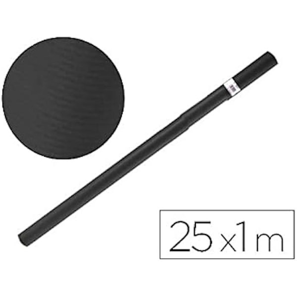 Papier - LIDERPAPEL - 59132 - Rulle 1x25m - 65g/m2 - Gul Gul, svart