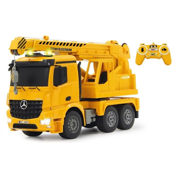 1:20 Mercedes Arocs 2,4Ghz ljusfjärrkontroll Mobilkranbil Flerfärgad