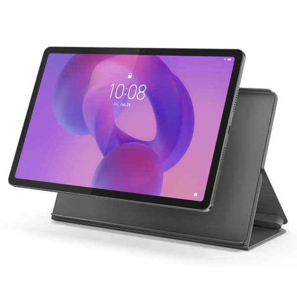 Étui Folio - Lenovo - Idea Tab - Polyuretan + Polykarbonat - Stötskydd - Inbyggt Stöd