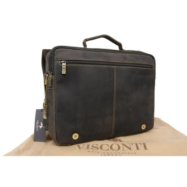 Visconti 18760 Oil Brown - Unisex - Gamebag för 15" laptop signerad Visconti (18760) - Mörkbrun