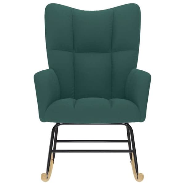 Gungstol - Mörkgrön - 100% polyester - 1 plats - Modern design Mörkgrön