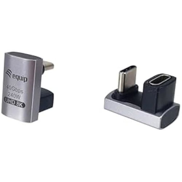 USB-C-adapter - Utrusta - Paket med 2 - 40 Gbit/s - 240 W - Plug and Play