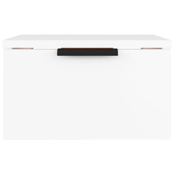 vidaXL Väggmonterade Sängbord 2 st Vit 34x30x20 cm811377 Vit