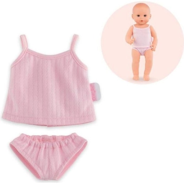 Corolle unisex underkläder set för 36cm babydocka - Rosa