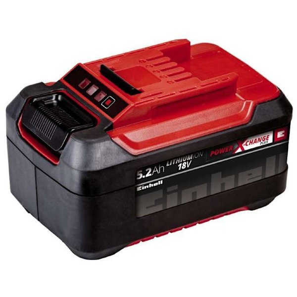 Einhell Batteri 5,2 Ah Power X-Change PLUS (Litium-Ion, 18V, för alla Einhell Power X-Change enheter)