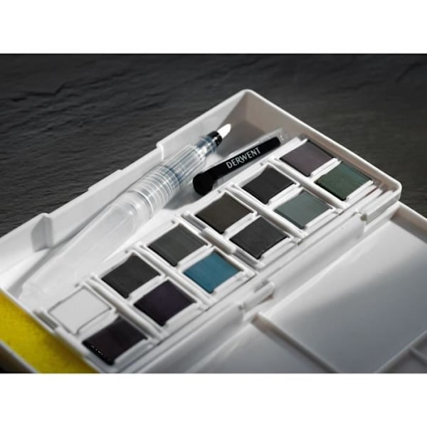 Derwent Toned Charcoal Paint Pan Set