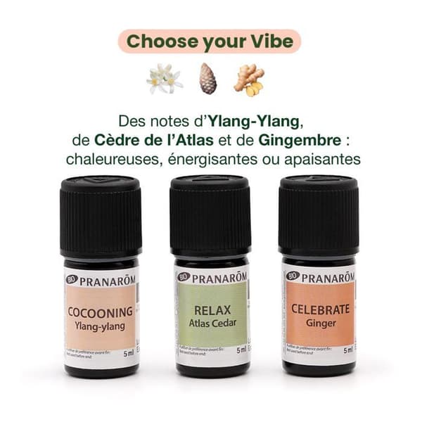 Pranarôm Presentlåda Välj Din Vibe - Ekologisk 3x5ml