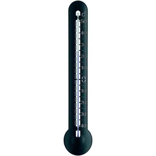 Analog inomhus-/utomhustermometer, svart TFA