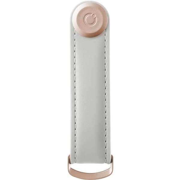 ORBITKEY Nyckelorganisator i läder 2.0 - Sten med grå sömmar