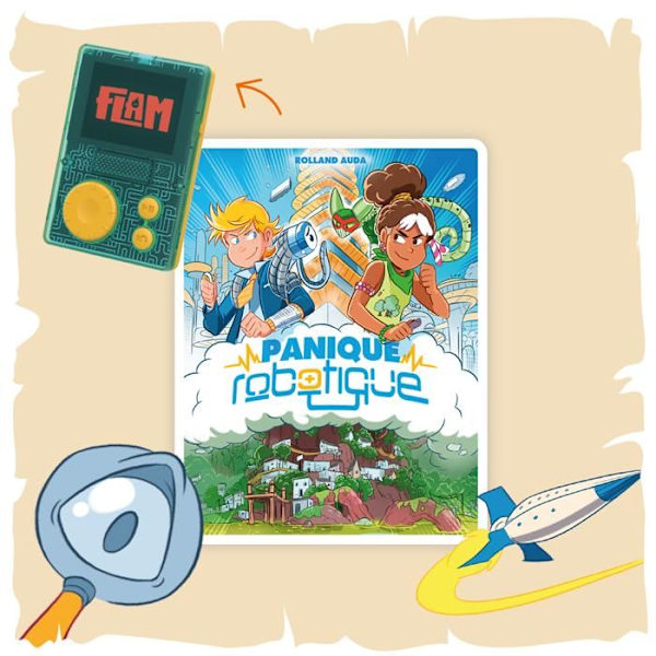 Educational Console - Robotic Panic Box - Lunii - Interaktiv ljudbok från 9 år