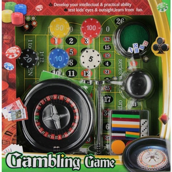 Sällskapsspel - brädspel Mega creative - J8150A - RULETT SPEL 33X33X7 MC WB 24/48