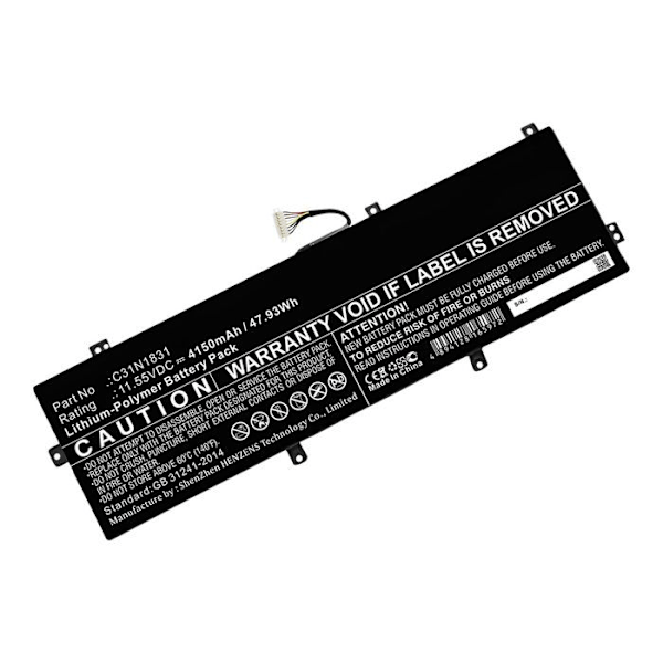 DLH AASS4816-B048Y2 batteri för ASUS P3540F / P3540FA / P3540FB - Lithium Polymer (LiPo) - 48 Wh