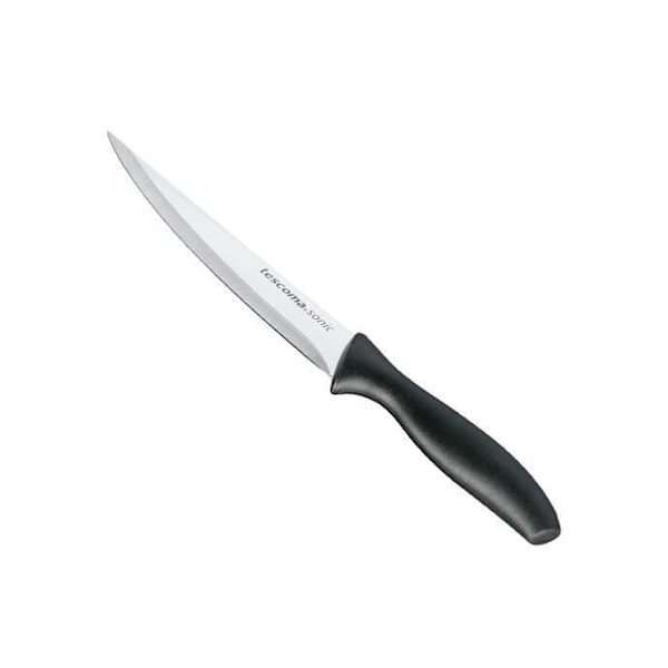 Tescoma 862008, Utility kniv, 12 cm, Rostfritt stål, Rostfritt stål, Svart, Plast