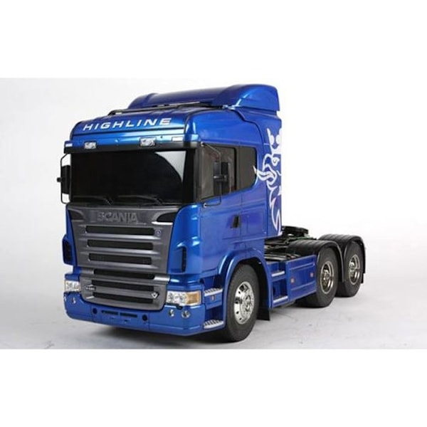 Radiostyrd lastbil Scania R620 blå utgåva Tamiya 1/14 Blå