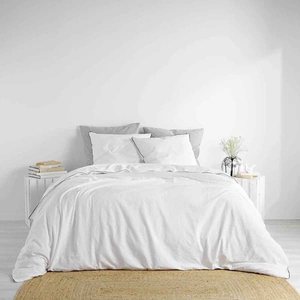 Sängkläder 3 Delar "Linette" 260x240cm Vit Vit