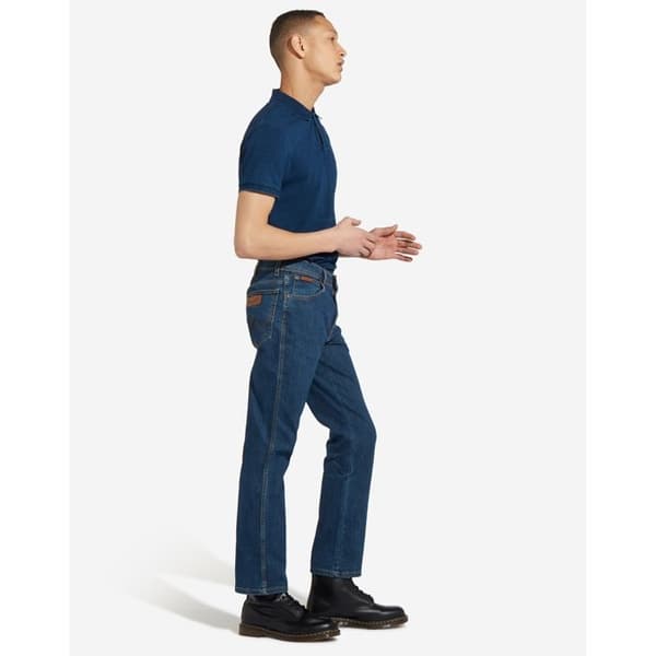 Jeans Wrangler Texas Stretch Darkstone - blå blå 34