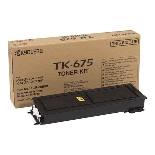 KYOCERA TK-675 tonerkassett - Svart - 20K sidor - Kompatibel med Kyocera Mita KM 2540, 2560, 3040, 3060