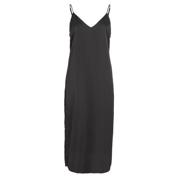 Vila Viellette Satin-Su-Noos Singlet-klänning för kvinnor, svart, 42 Svart 36