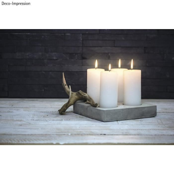 Kollapsform - Noname - Stor kvadrat - 25x25cm - Djup 4cm - Grå