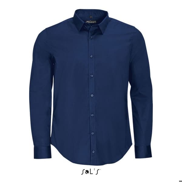 Chemise Sol's Blake mörkblå S