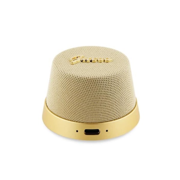 3W Bluetooth 5.3-högtalare MagSafe kompatibel med mikrofon och brusreducering Guess Gold Gul