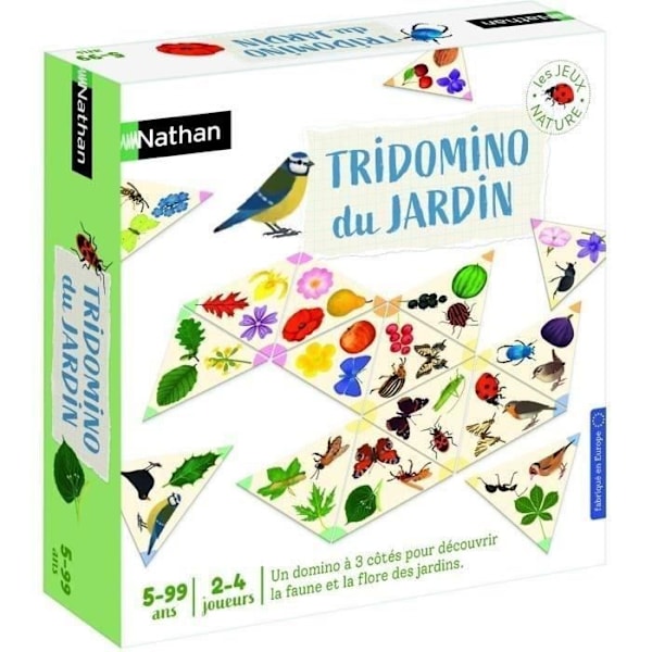 Lärspel - Tridomino Du Jardin Flerfärgad