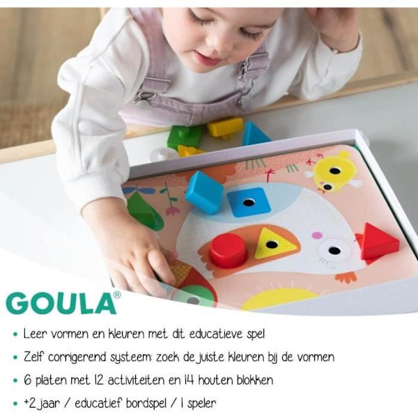 BABY SHAPES GOULA - Lärspel Flerfärgad