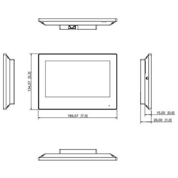 Intercom - video intercom Dahua technology Monitor DAHUA VTH2622G-W