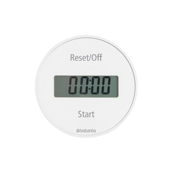 BRABANTIA Digital kökstimer 103681 7cm vit Vit