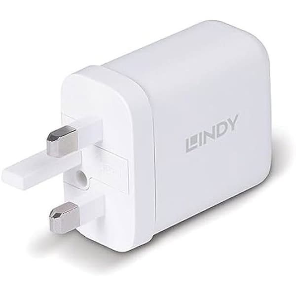 GaN 65W USB Typ A & C Laddare - LINDY - Laddare - GaN - USB Typ C - USB Typ A