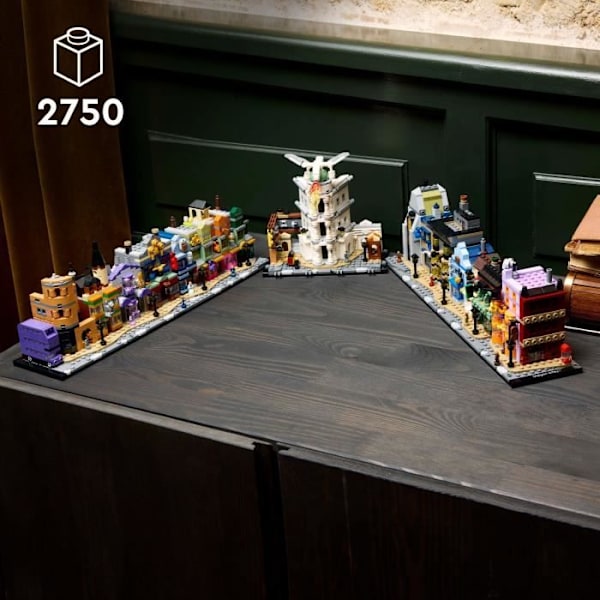LEGO Harry Potter 76444 The Magic Shops of Diagon Alley - Set för vuxna Flerfärgad