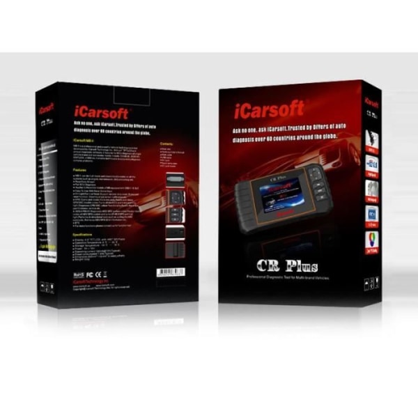 iCarsoft CR Plus multimärke och multimodul OBD2 diagnostikkonsol är mycket komplett. Det hjälper att diagnostisera och