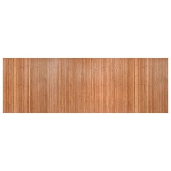 vidaXL Rektangulär matta naturlig 100x300 cm bambu 376811
