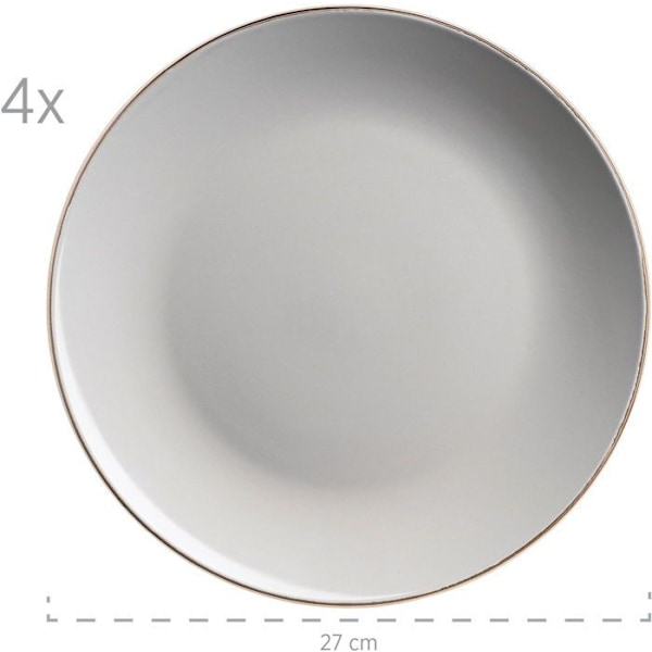 Mäser GREY METALLIC RIM Servis 16 delar